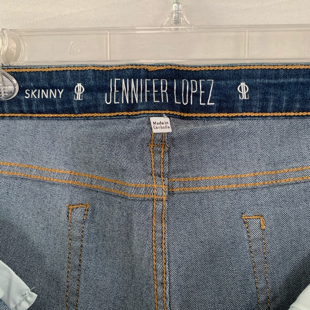 Jennifer Lopez Skinny Jeans With Stones 16P - Picture 4 of 8